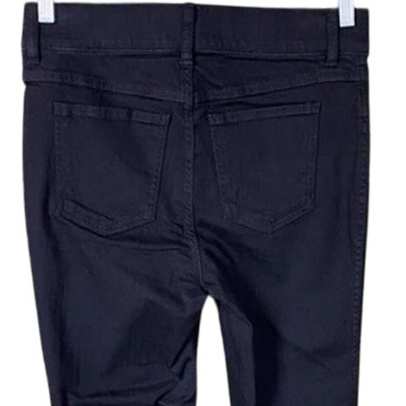 NWT Spanx High Rise Ankle Crop Skinny Pull On Jeans Back Pockets XL Clean Black - Picture 6 of 14